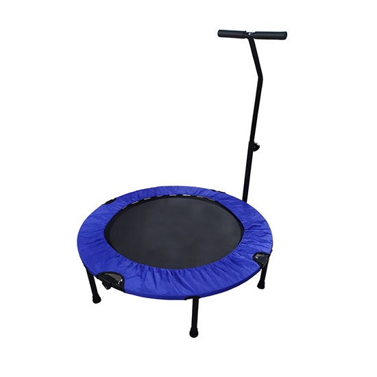 4-folding trampoline with adjustable T-Bar